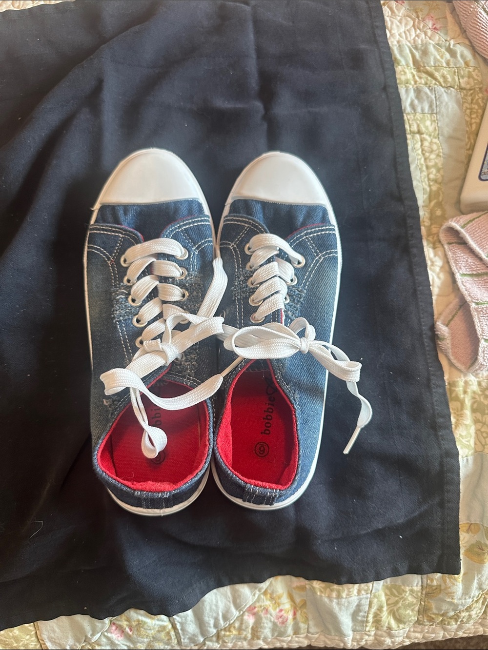 Bobbie Brooks Denim Sneakers